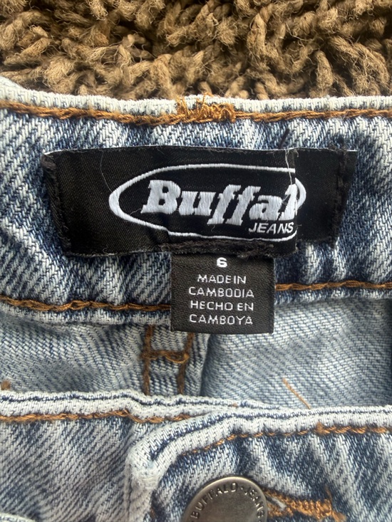 Buffalo David Bitton Light Blue Wide Leg Jeans - Picture 2 of 2